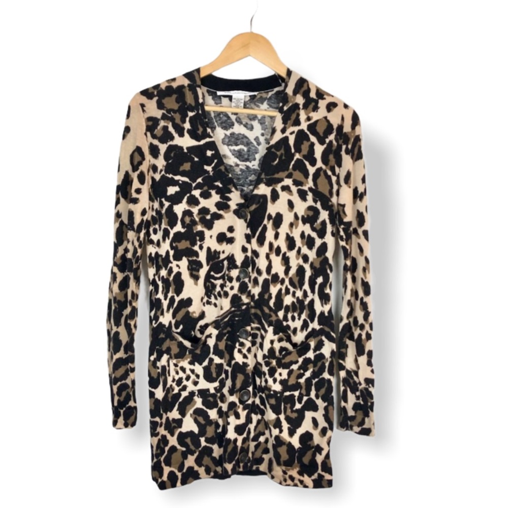 DVF Diane Von Furstenberg Long Cardigan Sweater